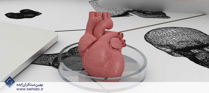 چاپ سه بعدی قلب با پرینترهای سه بعدی