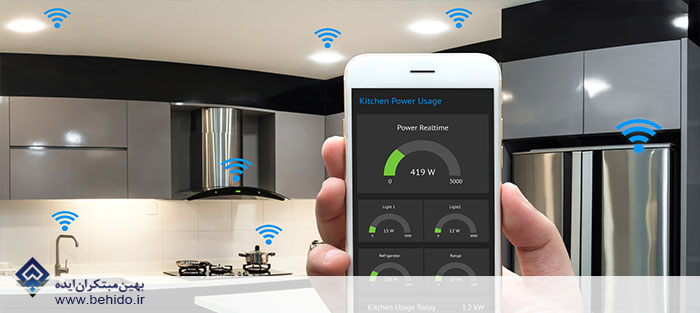 کنترل خانه هوشمند با برنامه موبایل